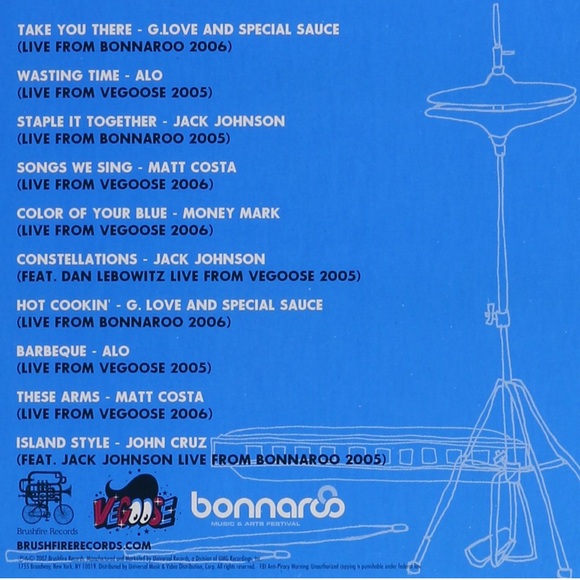 Thank You, Goodnight. Live Tracks From Bonnaroo & Vegoose Fest 2007 Promo Poster - Picture 9 of 10